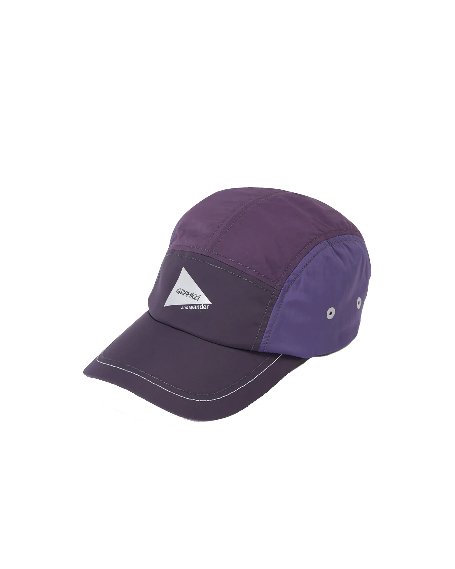 And Wander Patchwork Wind Cap - Multi Purple