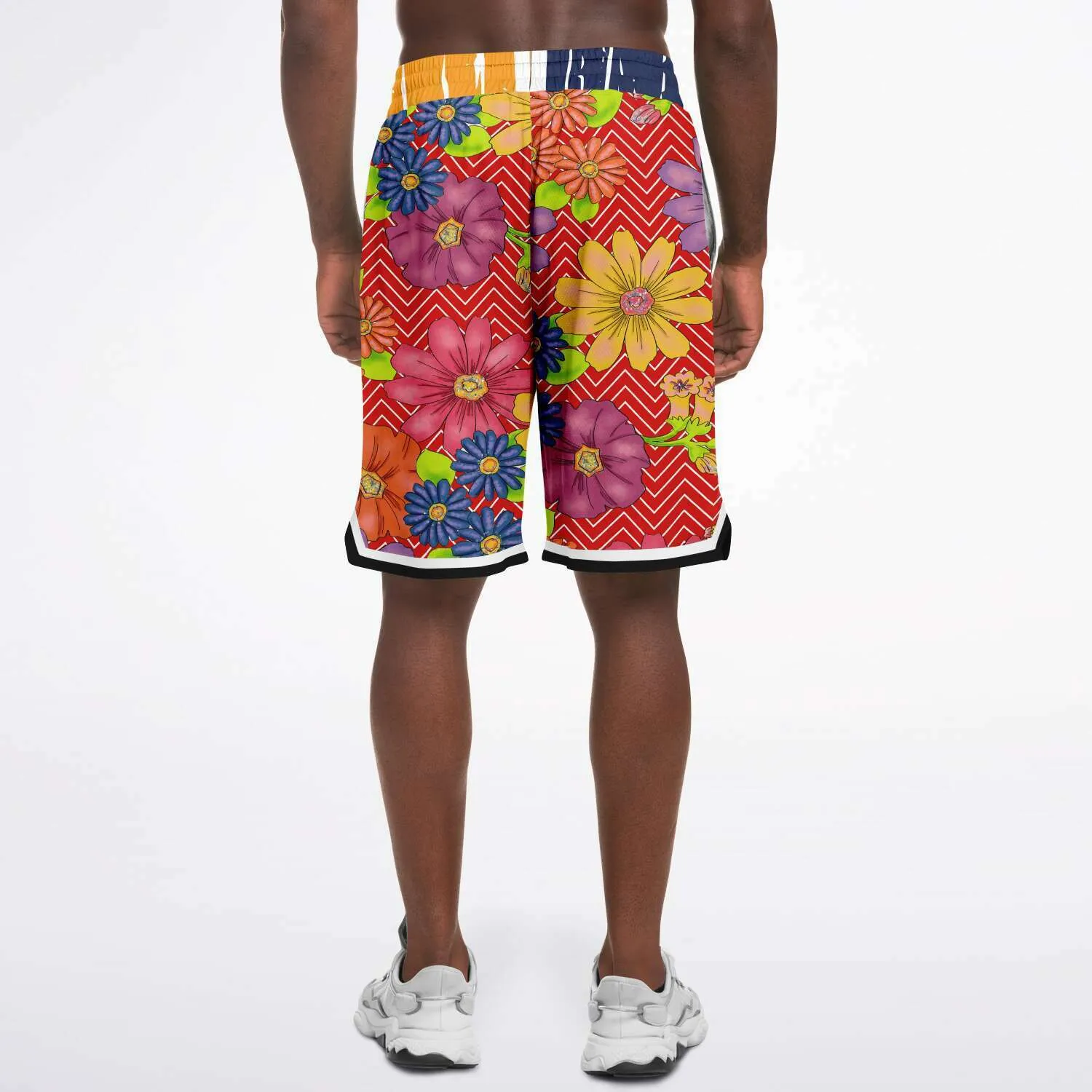 Blossom Hill Unisex Basketball Shorts