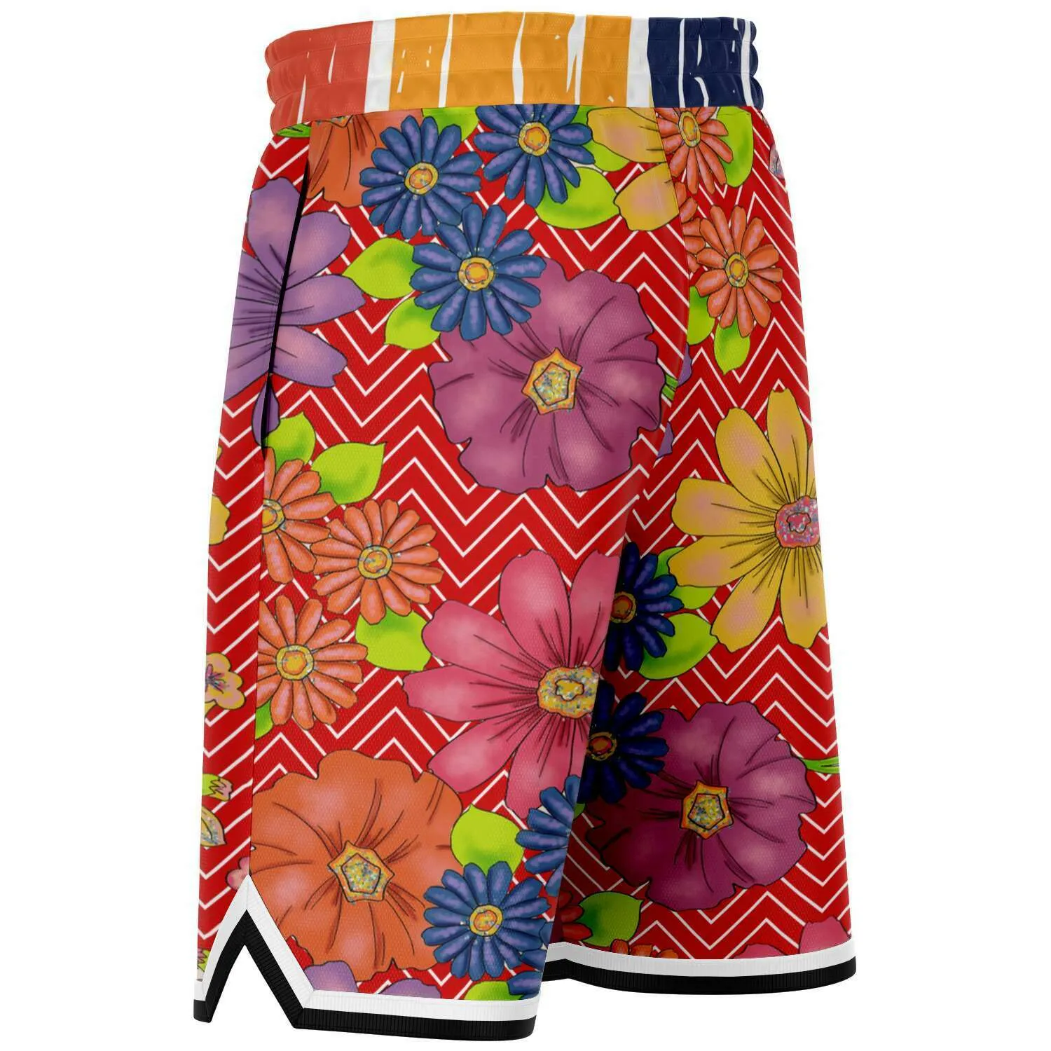 Blossom Hill Unisex Basketball Shorts