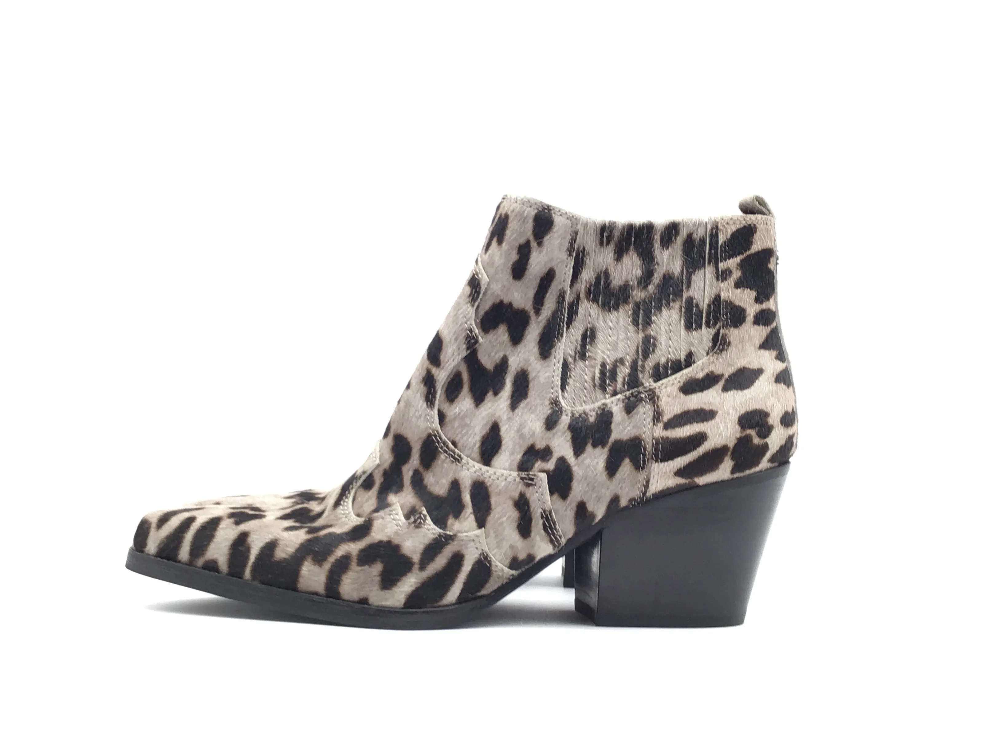 Boots Ankle Heels By Sam Edelman In Animal Print, Size: 8.5