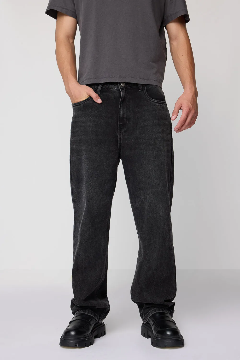 Cinder Men's Whiskered Straight Fit Denim