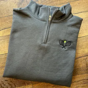 Classic Tennis Quarter Zip Sweatshirt