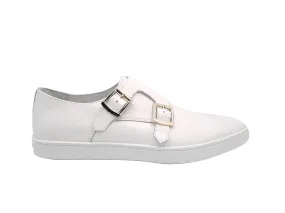 Double Monk Strap Leather Sneaker