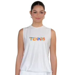 Halos Tennis Art Relaxed SPF Top