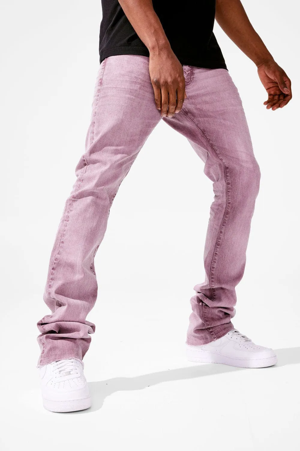 Martin Stacked - Full Bloom Denim (Mauve Pink)