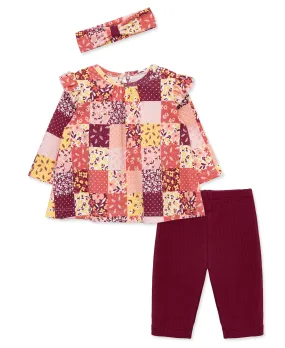 Patchwork Tunic Set (3M-12M)