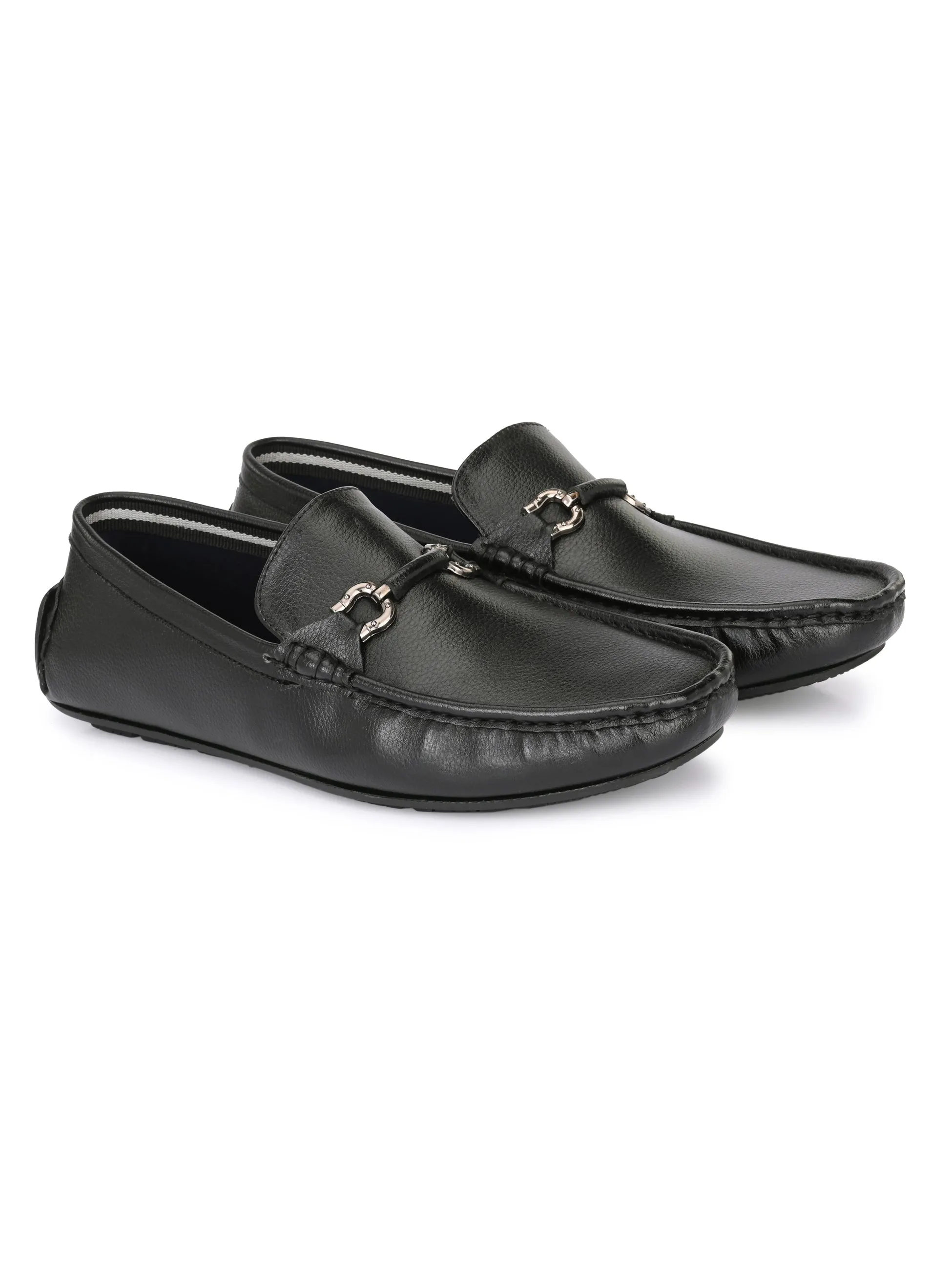 Raye Black Driving Loafers